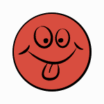 Un smiley qui tire la langue